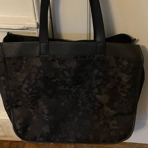 Lululemon bag with leather trim